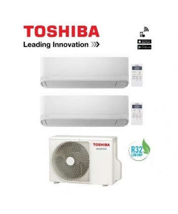 Aer conditionat cu 2 splitere Toshiba